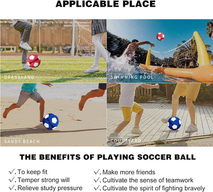 Soccer Ball Size 5 with Pump for Girls Boys Kids Youth and Adult Training, Sports Soccer Balls Outdoor Indoor Gifts (Red-White)