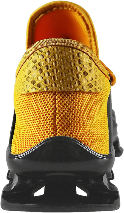 Mens Slip on Road Running Shoes Breathable Lightweight Comfortable Walking Shoes Athletic Gym Tennis Shoes for Men
