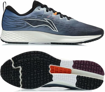 Basic Racing Running Shoes Men Running Shoes Light Weight Breathable Sport Shoes Blue ARMR003-6H US 9
