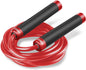 1LB Weighted Jump Rope, 1/2 LB Rope and Metal Handles for Men and Women, with Adjustable Length and Professional Ball Bearings for Boxing, Muay Thai Training, Fitness, Crossfit Workout