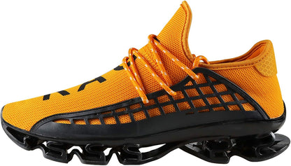 Mens Slip on Road Running Shoes Breathable Lightweight Comfortable Walking Shoes Athletic Gym Tennis Shoes for Men