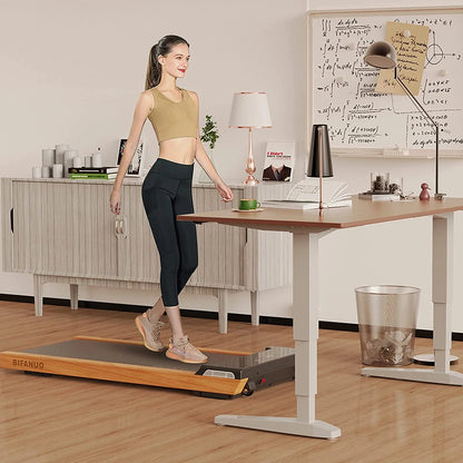 Walking Pad - under Desk Treadmill, Treadmill for Indoor/Outdoor, Quiet and Stable Pad with Remote Control LED Display- Ideal for Fitness Enthusiasts,Pitch Black