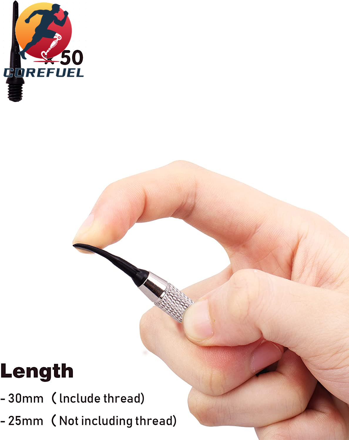 Turnart Darts Plastic Tip - Professional Soft Tip Darts Set for Electronic Dartboard 9 Pcs 18 Grams with 50 Extra Tips 9 Shafts 27 Flights Tool Kit Flight Protectors and Gift Darts Case