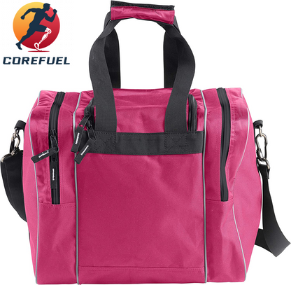 Athletico Bowling Bag for Single Ball - Single Ball Tote Bag with Padded Ball Holder - Fits a Single Pair of Bowling Shoes up to Mens Size 14