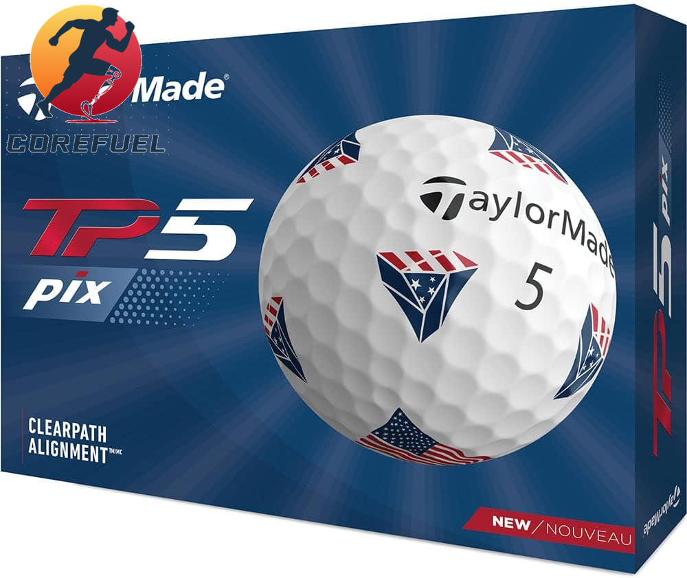 Taylormade 2021 TP5 Pix USA Golf Balls